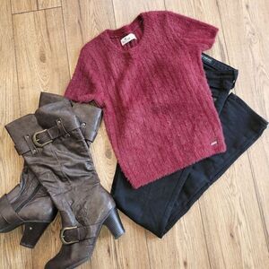 Hollister crop, soft, crop top